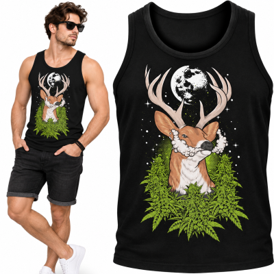 TANK TOP ŚMIESZNY DEER